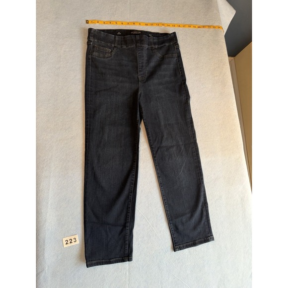 Liverpool Jeans Company Denim - Women's Liverpool The Crop Jeans 12/31 Stretch Causal Denim Pants Blue